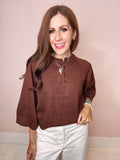 Fifth Ave. Half Sleeve Sweater