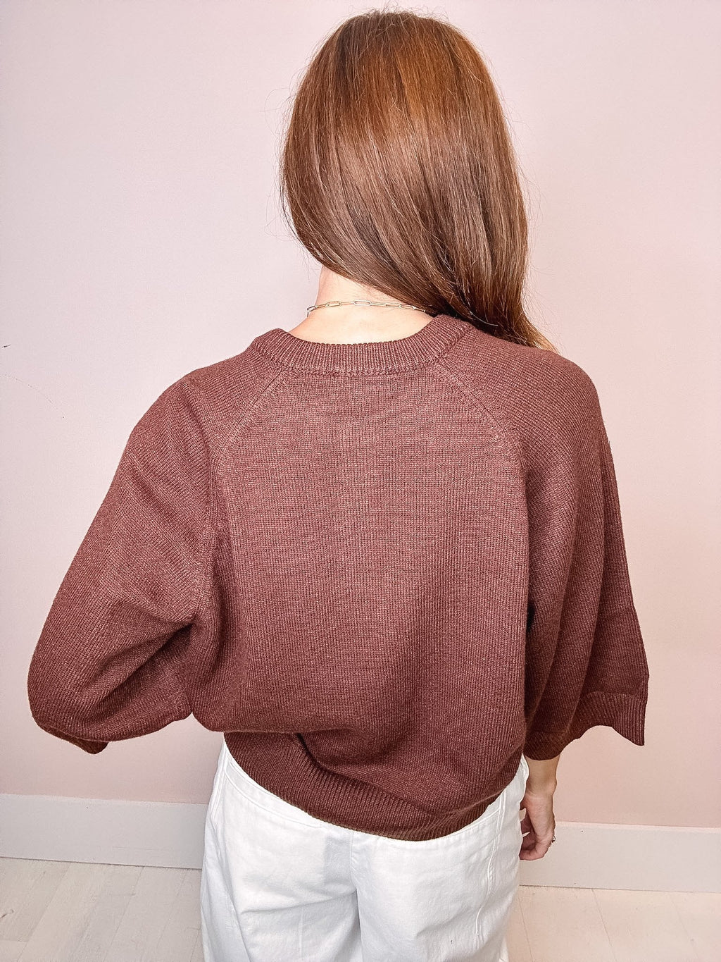 Fifth Ave. Half Sleeve Sweater