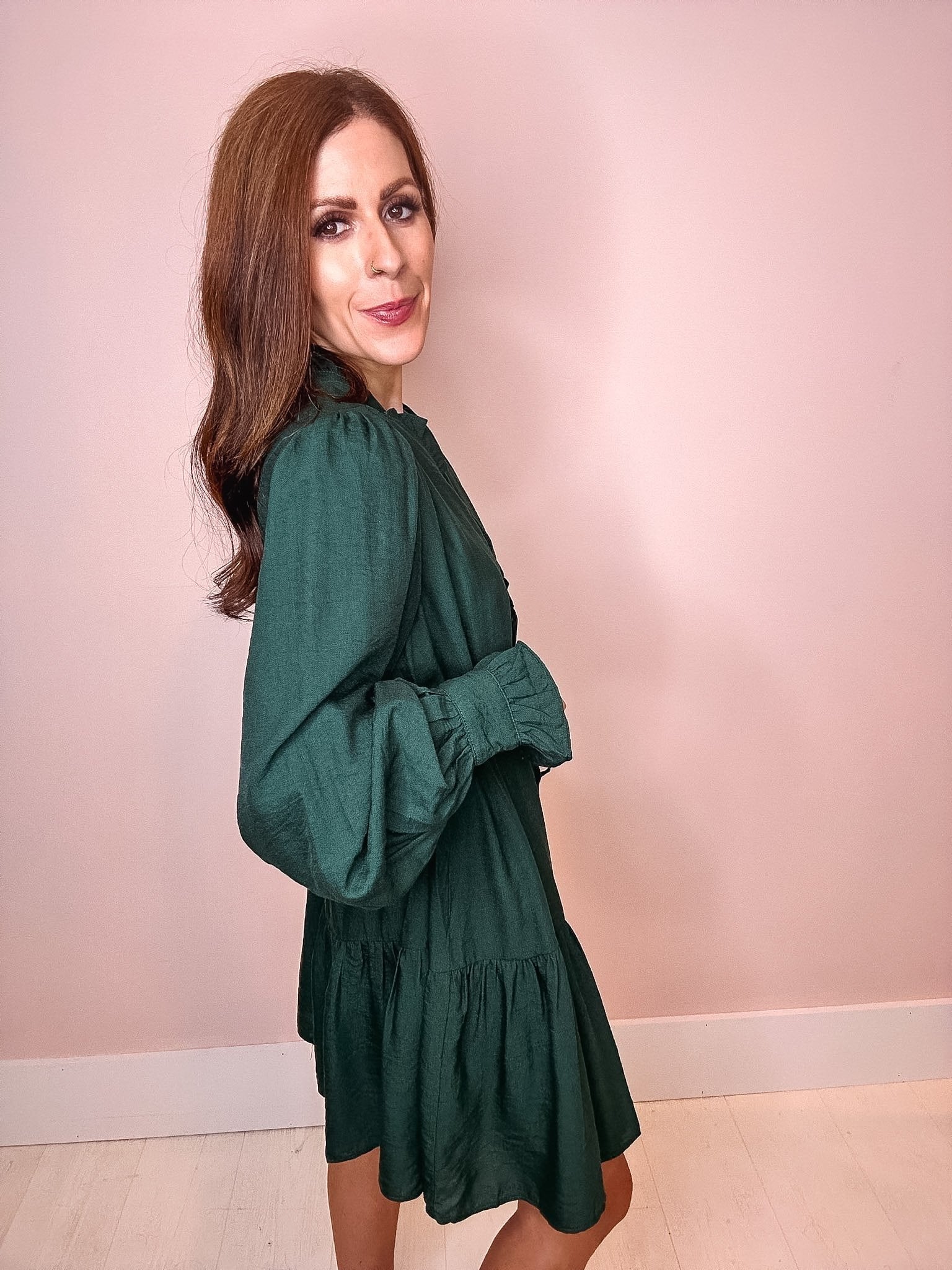 Jade Drop Waist Dress